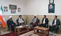 دیدار مدیر شبکه بهداشت و درمان شهرستان نظرآباد با امام جمعه این شهرستان
